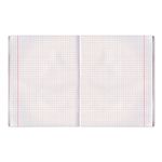 Тетрадь бумвинил, А5, 96 л., скоба, офсет №2 ЭКОНОМ, клетка, с полями, STAFF, ЗЕЛЕНЫЙ, 403416