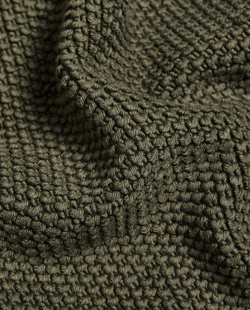 Zara Home - Нескользящий коврик для ванной из хлопка, зеленый, 50x70 см