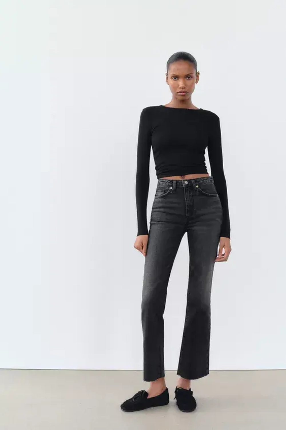 ZARA TRF CROPPED FLARED 4806 218 6 119 P kupi brend.ru