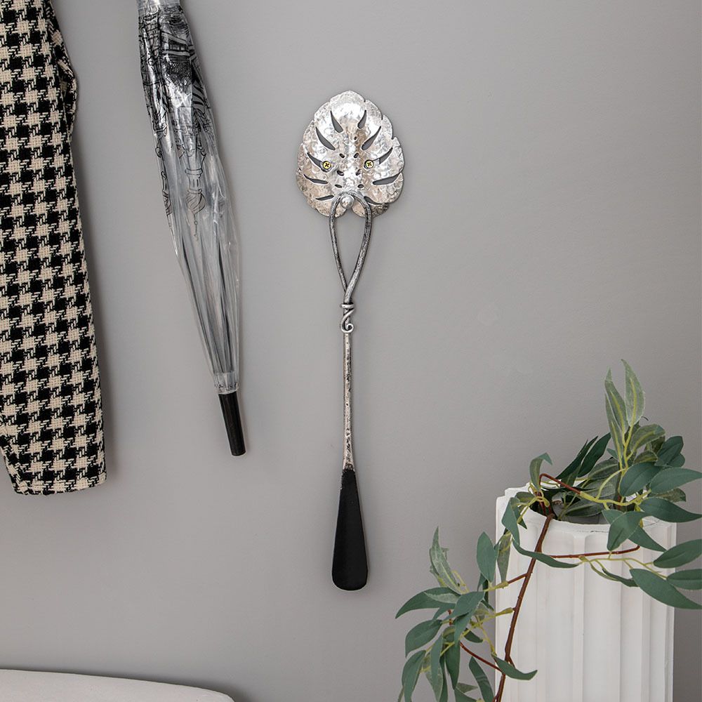 Крючок Monstera Deliciosa (Монстера) Античное серебро