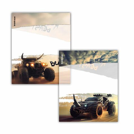 Набор обложек для тетрадей и дневн. (212х347мм), 80мкм, Road Beast (12шт)