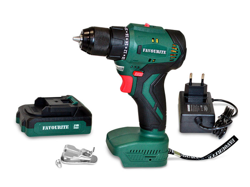 Дрель-шуруповерт аккумуляторная 21В Favourite OBS 21 DCNB (кейс, 1 аккум 2а/ч, з/у) .