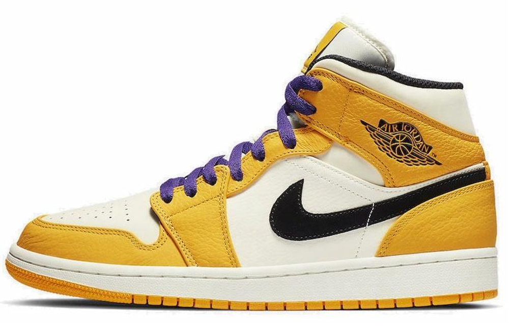 Кроссовки Jordan Air Jordan 1 Mid "Lakers"