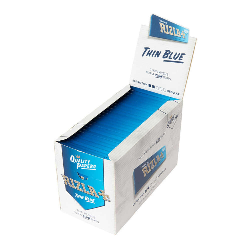 Бумага для самокруток RIZLA+ REG Blue (Прозрачная) 50л.