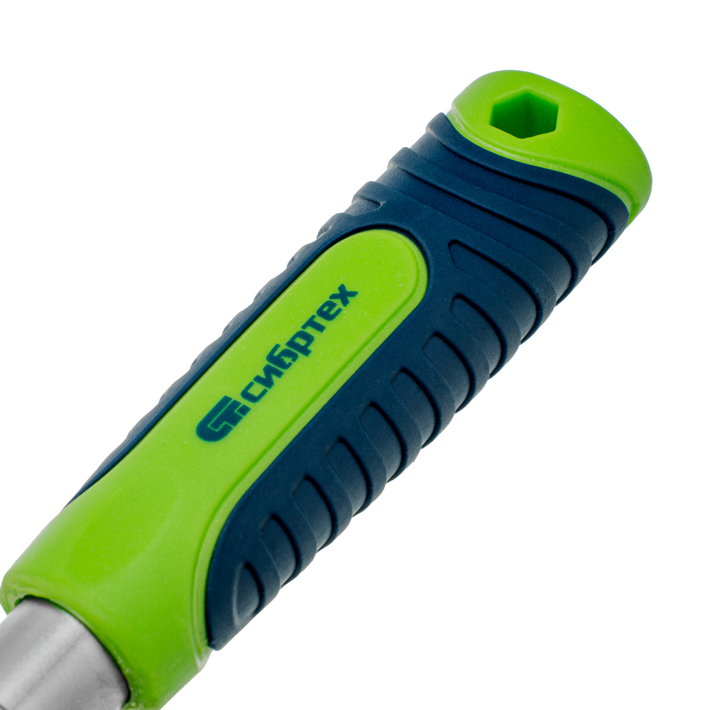 Ключ-трещотка телескопический 1/4", 170-230 мм, 72 зуба, с быстрым сбросом Сибртех