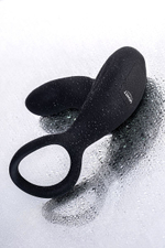 Черный стимулятор простаты Maud с вибрацией (Цвет: черный)