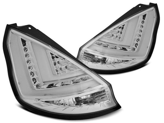 Задние фонари для Ford Fiesta VII 5D (12-15) LED Chrome
