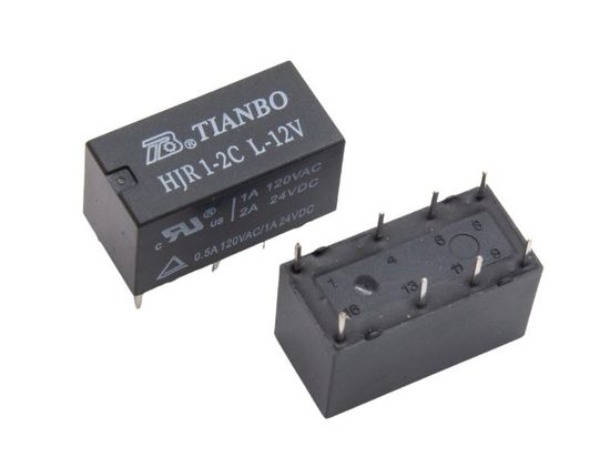 Реле электромагнитное HJR1-2C-L-12V 12VDC