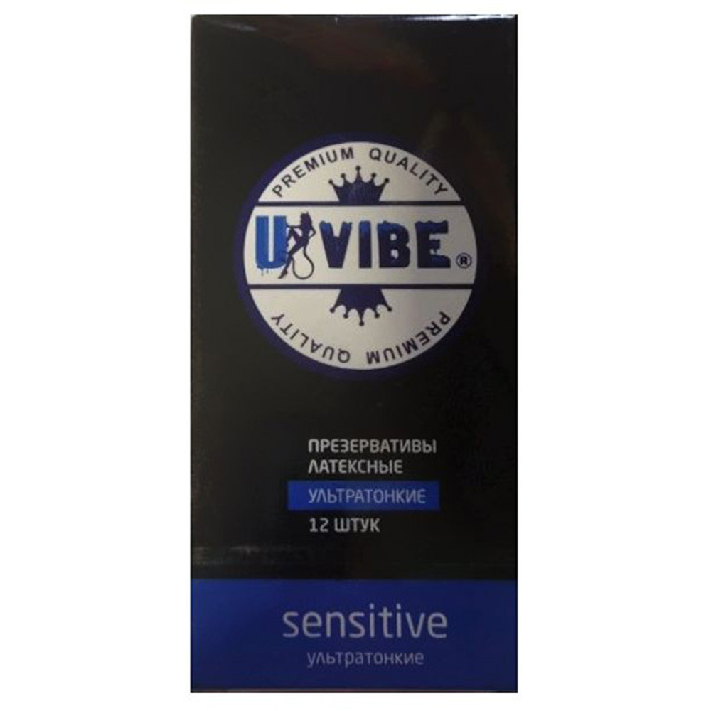 Ультратонкие презервативы UVIBE 12шт