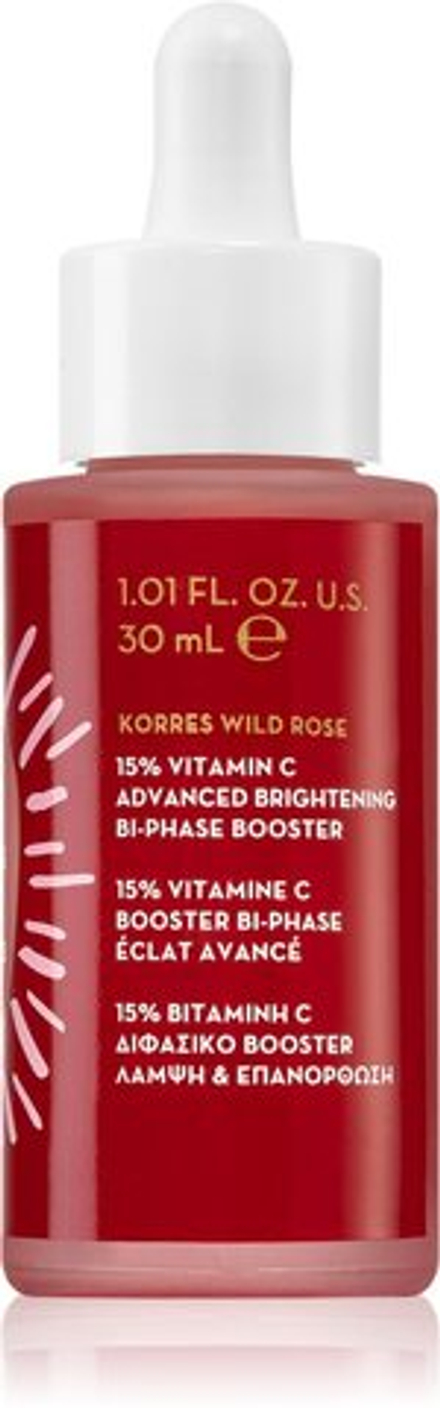 Korres Wild Rose - осветляющая сыворотка с витамином С /   30  ml  / GTIN 5203069075650