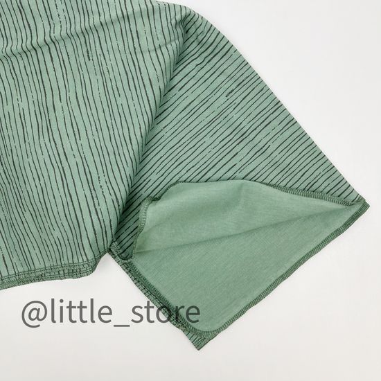 Пеленка хлопковая Полоска на хаки