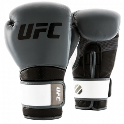 UFC Перчатки MMA для работы на снарядах серые - 12 Oz