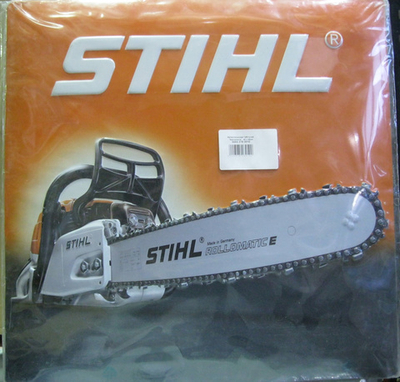 Табличка металлическая " Бензопила STIHL 3D" 40х40 см.