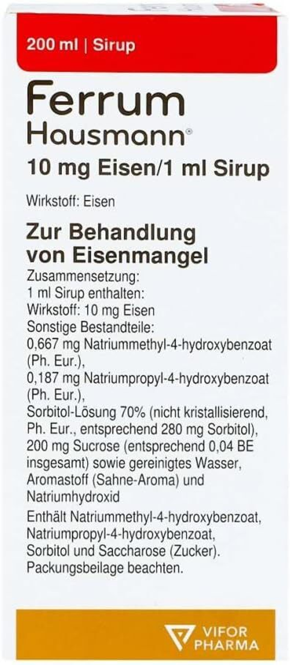 Vifor Pharma - Ferrum Hausmann - 30ml