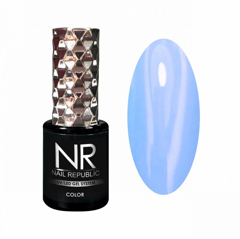 Nail Republic Гель-лак NR-315 Синий иней, 10 мл