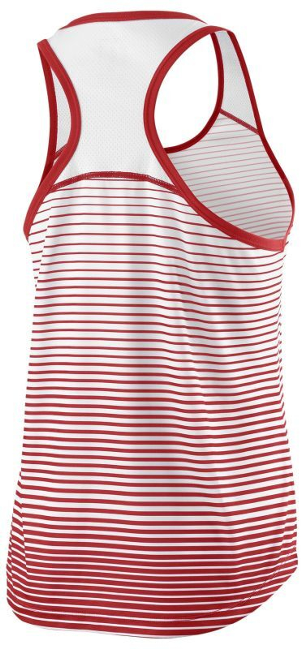Женский топ теннисный Wilson Team Striped Tank - wilson red/white