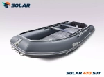 Лодка надувная моторная solar-470 super jet tunnel