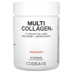 Codeage, мультиколлагеновый комплекс, 90 капсул