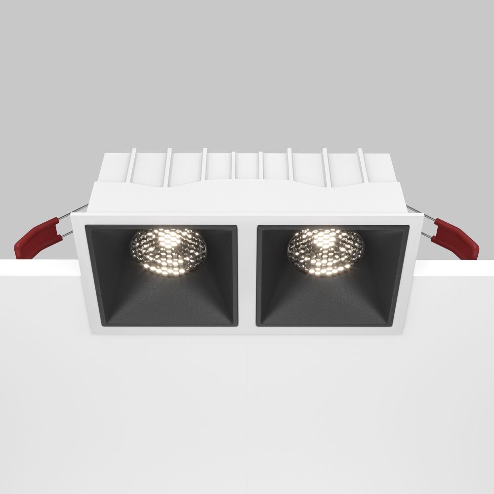 Модульный встраиваемый светодиодный светильник диммируемый Maytoni Alfa LED DL043-02-15W4K-D-SQ-WB