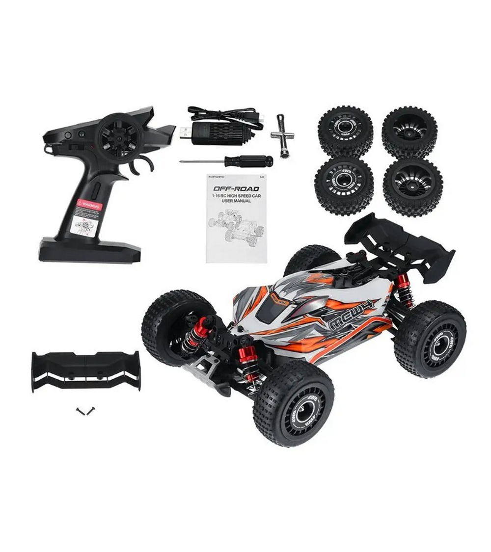 Радиоуправляемая багги MJX MEW4 M162 Brushless 4WD 2.4G 1/16 RTR