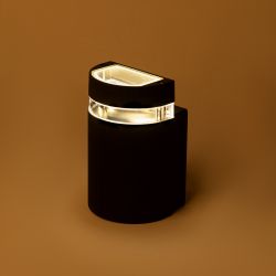 Светильник уличный настенный ЭРА «Адрия» GBW-102-BL-0160 230В 1хGU10 max 30Вт IP54 160х100x95мм вверх черный | Садово-парковые светильники