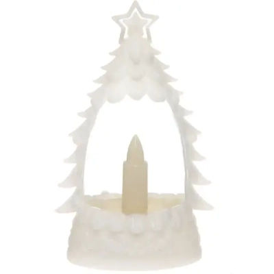 Сувенир с подсветкой «Елочка с сюрпризом» 9*4.3*15 см, Белый