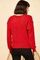 Qadın üçün düyməli, toxunma, qırmızı jaket 20011002