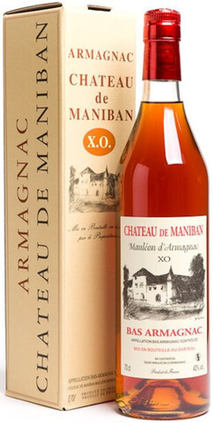 Арманьяк Castarede Chateau de Maniban XO Bas Armagnac AOC gift box, 0,7 л.