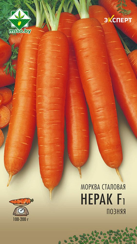 Морковь &quot;Нерак F1&quot; 0,3г, Нидерланды.