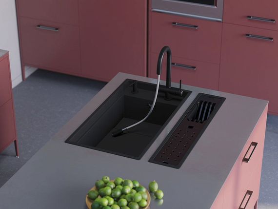 Мойка Kinaru PRO 86-U/I-GB Artceramic/графит(арт.4997027)