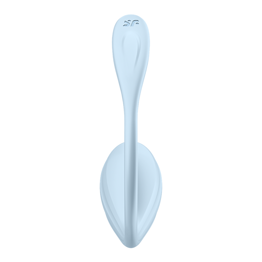 Виброяйцо Satisfyer Smooth Petal, голубой