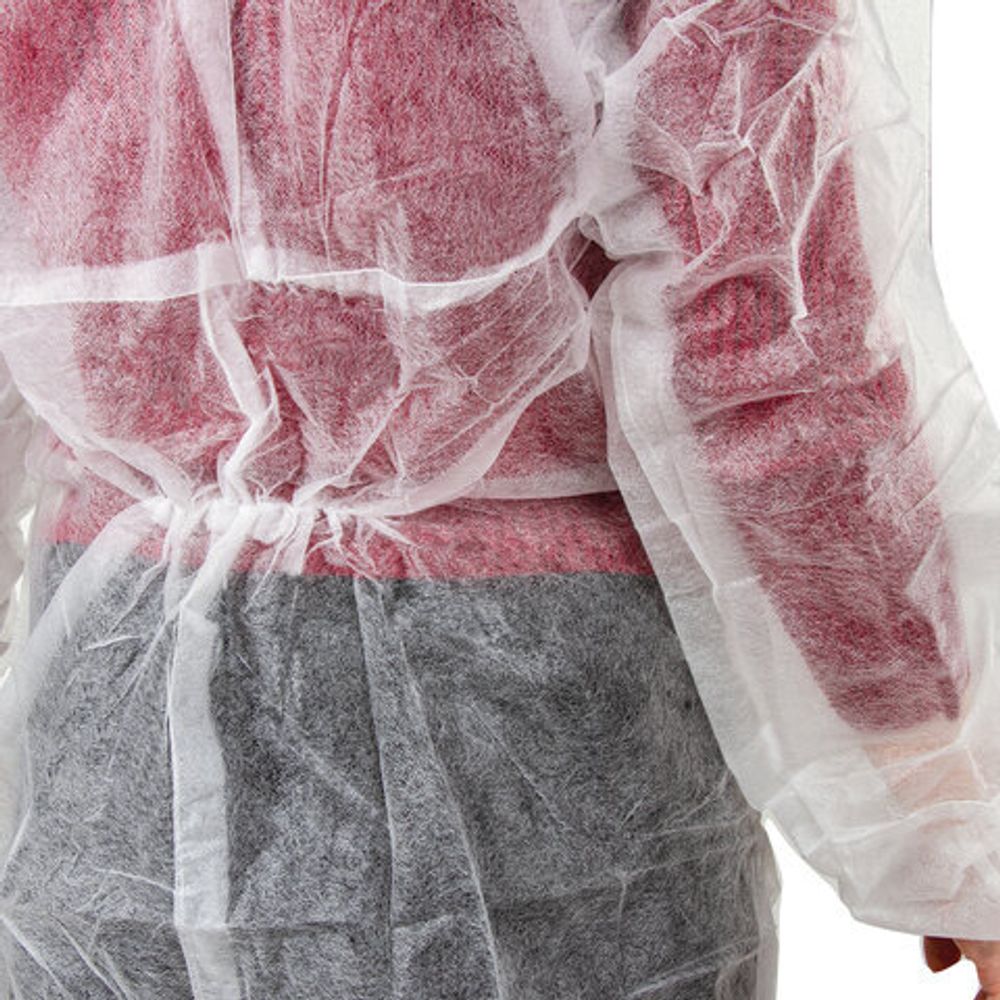 Комбинезон одноразовый с капюшоном Каспер-классик, плотность 30 г/м2, материал спанбонд, размер XXXL