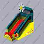 Уличный надувной батут "Цветочек"