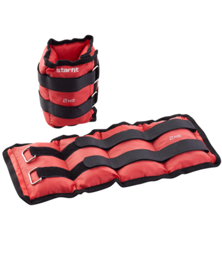 Утяжелители WT-401, 2 кг, красный