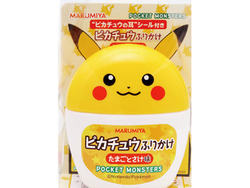 Присыпка к рису Пикачу с яйцом и лососем, Marumiya, банка 20 гр