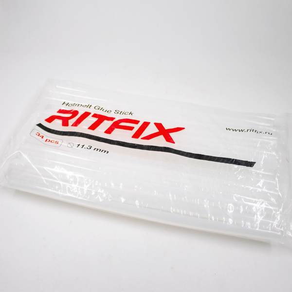 Термоклей d-11,3 мм полупрозрачный