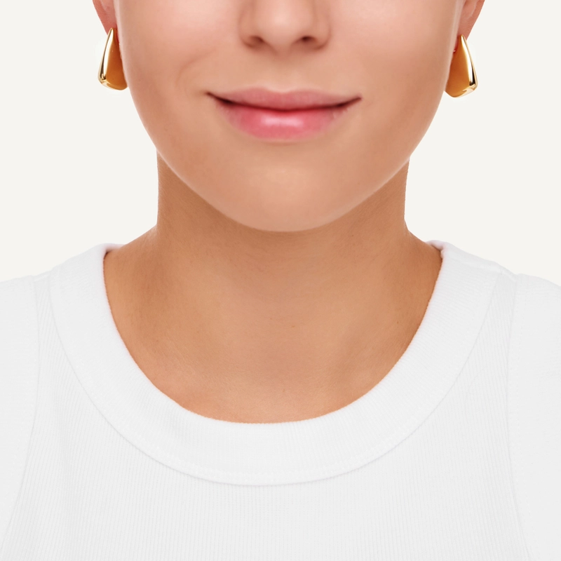 Серьги Простая Вершина