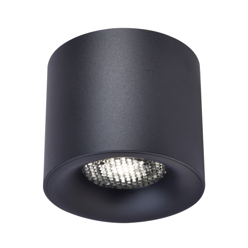 ST761.443.10 Светильник потолочный черный LED 1*10W 4000K 530Lm Ra 90 36° IP20 D80xH70 170-240VV