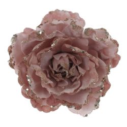 GAEM Цветок искусственный "Роза" (на клипсе), L10 W10 H16 см