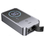 Портативный аккумулятор с пускозарядным устройством Hoco QS7 10000mAh (metal grey)
