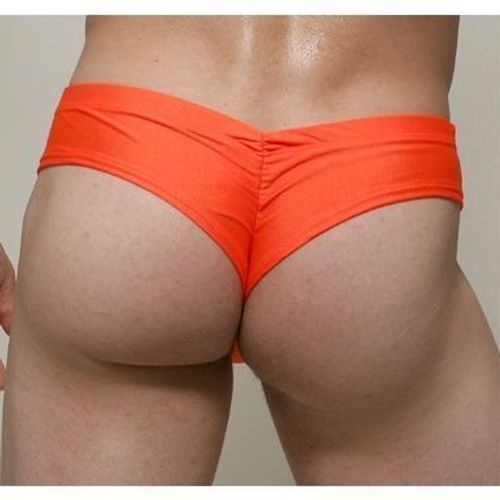 Мужские трусы хипсы желтые Joe Snyder Orange Trunk