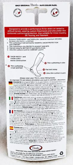 Носки горнолыжные THORLO XSKI 462  Over-Calf Red/Black