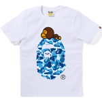 A Bathing Ape S Abc Camo Milo On Big Ape Tee