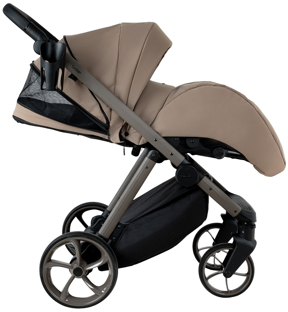Детская коляска Pituso Sole 2 в 1 PMPT/020 Truffle