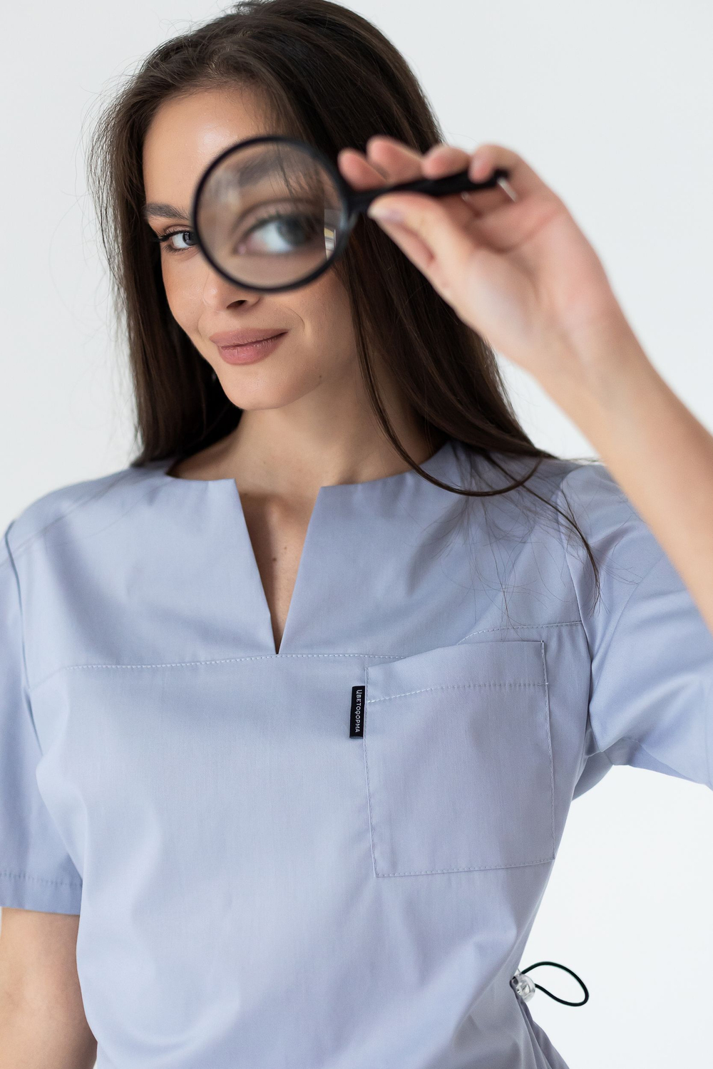 Блуза женская м65-2 liberty комфорт серый0129