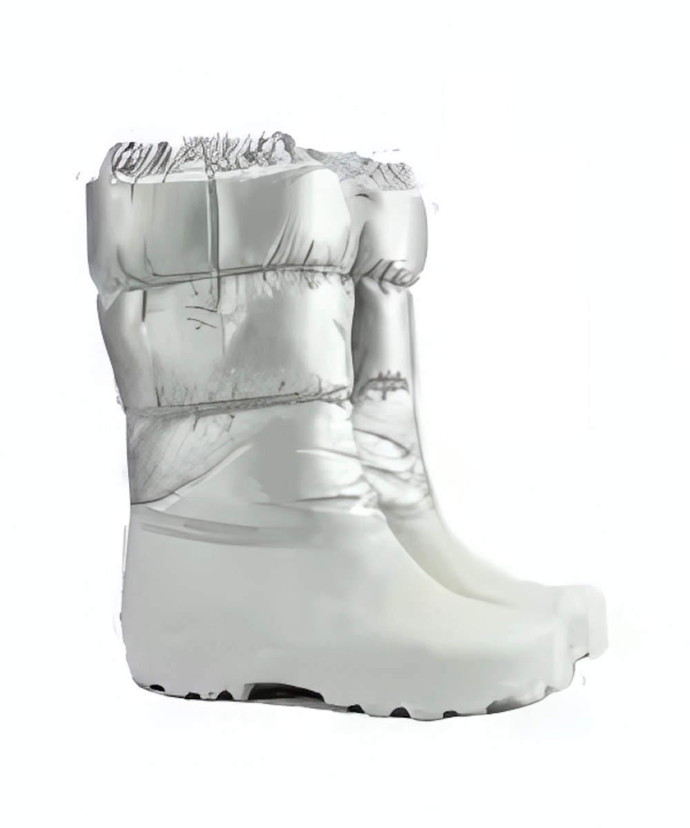 Сапоги женские из ЭВА с комбинированным верхом -20, Д426 (жемчужный, 36-37)