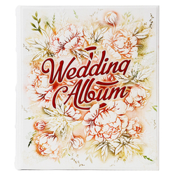 Фотоальбом большой «Wedding Album». Цвет молочный