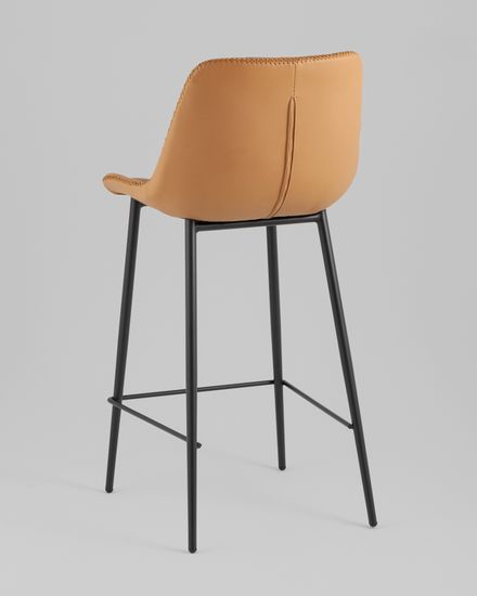 Стул барный Arch экокожа коричневый