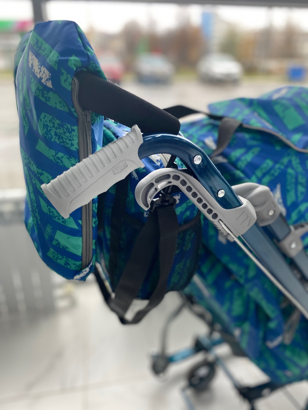 Коляска комбинированная (санки - коляска) «Ника Детям 7-8SK» синий (арт. НД7-8SК/5)