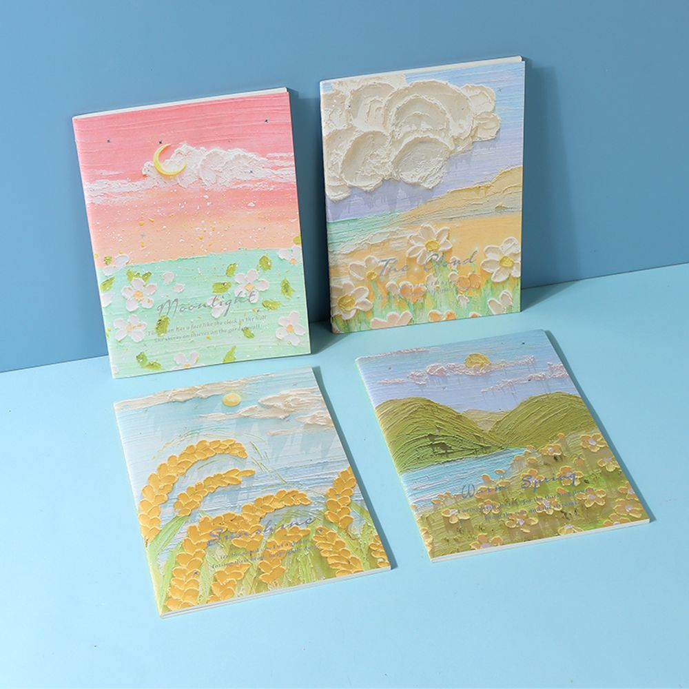 Скетчбук 255×185 мм, Cloud and Flower